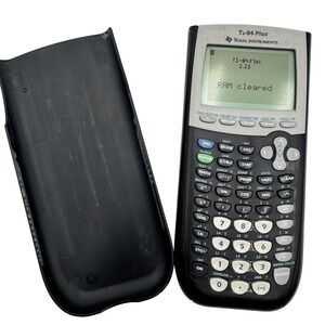 Texas Instruments TI-84 Plus Graphing Calculator w/ Cover Tested Working